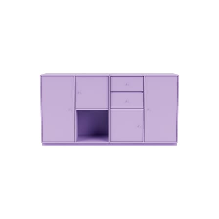Buffet Couple bois violet / L 139.2 x P 38 x H 72,6 cm - MONTANA