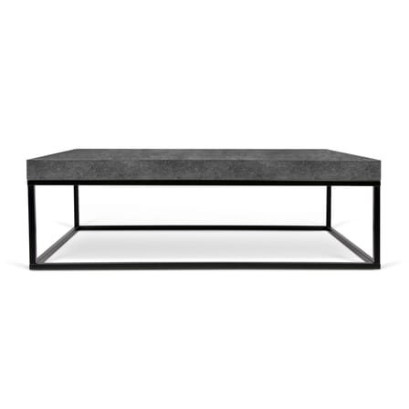 Couchtisch Adelaïde holz grau / 120 x 75 cm x H 38 cm - Melamin mit Beton-Optik - POP UP HOME