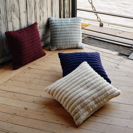 Cuscino Ridge tessuto beige / 45 x 45 cm - Tessuto a mano - Tom Dixon