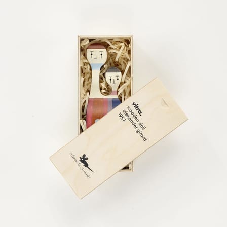 Décoration Wooden Dolls - No. 11 bois multicolore / By Alexander Girard, 1952 - Vitra
