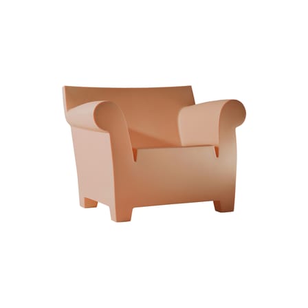 Fauteuil Bubble Club plastique orange / Philippe Starck, 2000 - Kartell