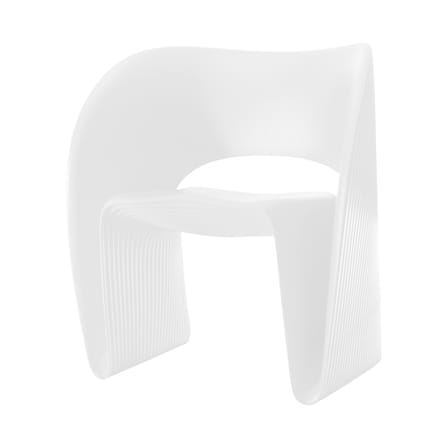 Fauteuil Raviolo plastique blanc / Ron Arad, 2011 - Magis