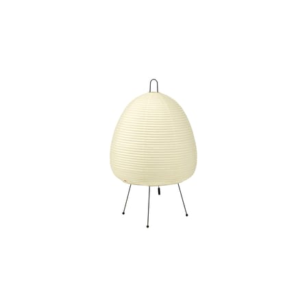 Lampe de table Akari 1A papier beige /Isamu Noguchi, 1951 - Ø 25 x H 43 cm - Vitra