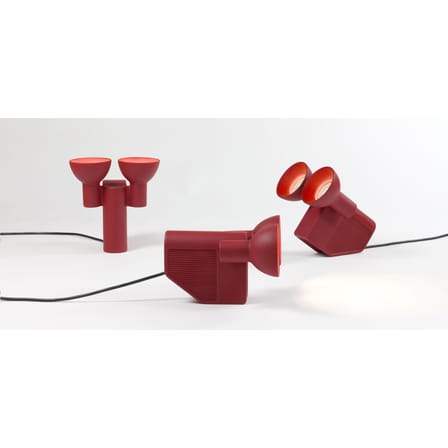 Lampe de table Olo céramique rouge - Moustache