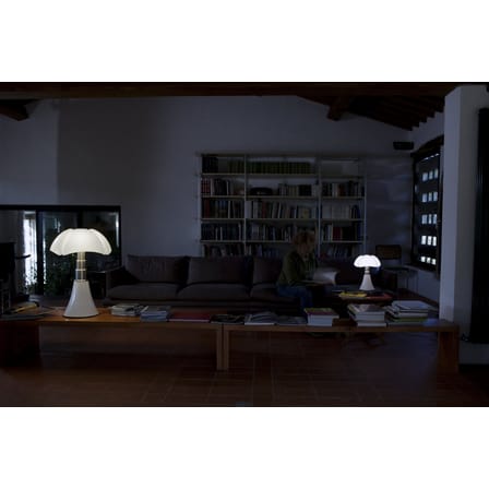 Lampe de table Pipistrello LED / H 66 à 86 cm - Gae Aulenti, 1965 - Martinelli Luce