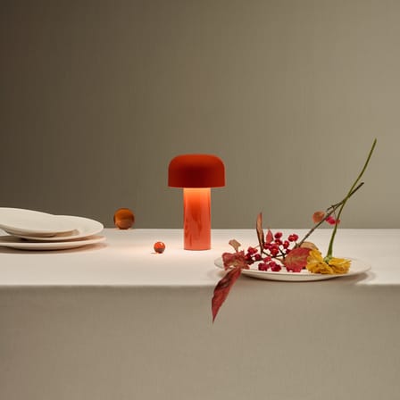 Lampe extérieur sans fil rechargeable Bellhop LED rouge - Flos
