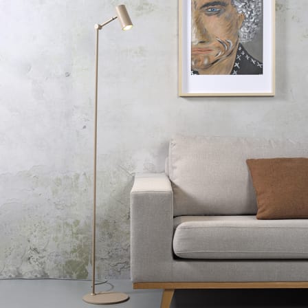 Lampadaire Montreux métal beige / Orientable - H 134 cm - It's about Romi