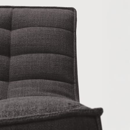 N701 Upholstered armchair textile grey / UK version - Ethnicraft