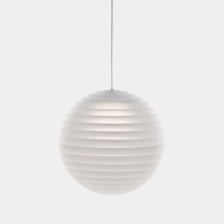 Pendelleuchte Press Medium Sphere glas weiß / LED - Ø 30 cm - Tom Dixon