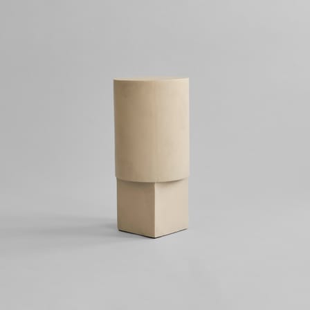 Table d'appoint Column beige / Ø 25 x H 50 cm - 101 COPENHAGEN