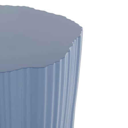 Table d'appoint Corteza plastique bleu / 36 x 38 x H 48 cm - Kartell