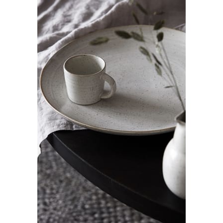 Tasse à espresso Pion céramique blanc gris / Porcelaine - House Doctor