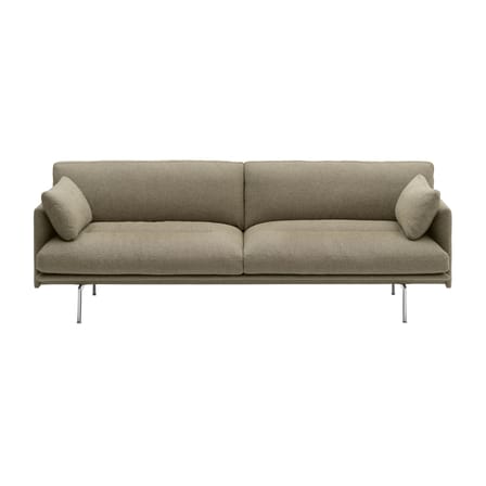 Zubehör  textil grün / Dekokissen für Sofas „Outline“ – 55 x 30 cm - Muuto