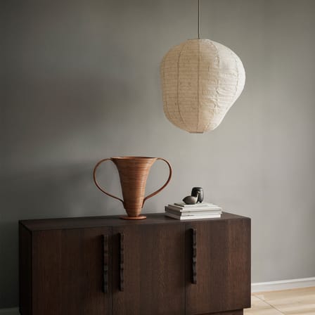 Abat-jour Kurbis papier blanc / Ø 75,5 x H 80 cm - Ferm Living
