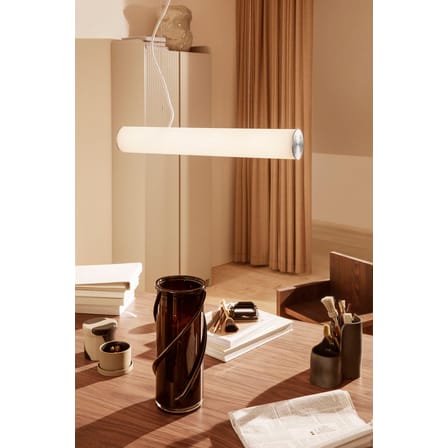 Armoire Sill bois beige / L 70 x H 200 cm - MDF rainuré - Ferm Living
