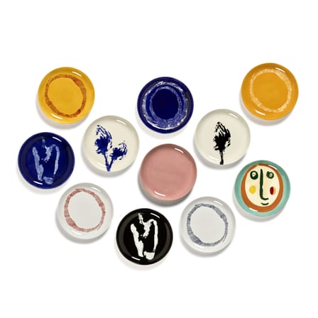 Assiette à dessert Feast céramique multicolore Small / Ø 19 cm - Serax