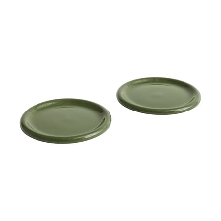 Set de 2 assiettes Barro céramique / Ø 24 cm - Hay
