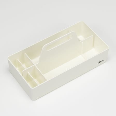 Bac de rangement Toolbox RE plastique blanc / Recyclé - 32 x 16 cm / Arik Levy, 2010 - Vitra