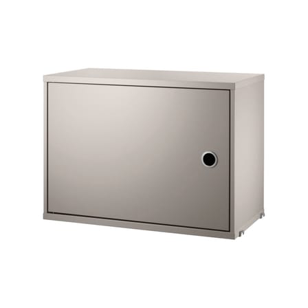Caisson / 1 porte battante beige - L 58 x P 30 x H 42 cm - String Furniture