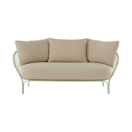 Canapé de jardin 2 places HiRay / L 162 cm - Coussins INCLUS - Kartell