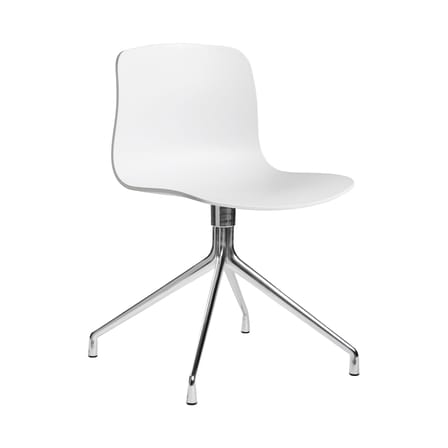 Chaise pivotante About a chair plastique blanc - Hay