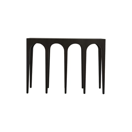 Consolle Bow Big legno nero / L 114 x P 40 x H 80 cm - 101 COPENHAGEN