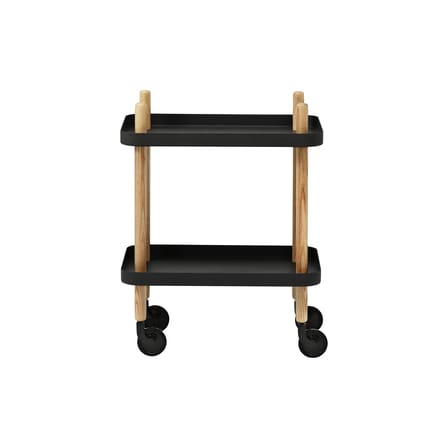 Desserte Block métal noir / 50 x 35 cm - Normann Copenhagen