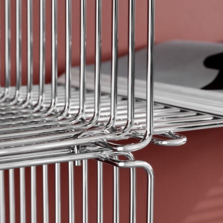 Etagère Panton Wire Extended Rectangle / 70 x 34.8 x P 34.8 cm - MONTANA