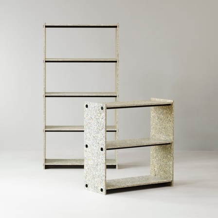 Étagère Pap High / L 83 x H 162 cm - Emballages recyclés - Normann Copenhagen