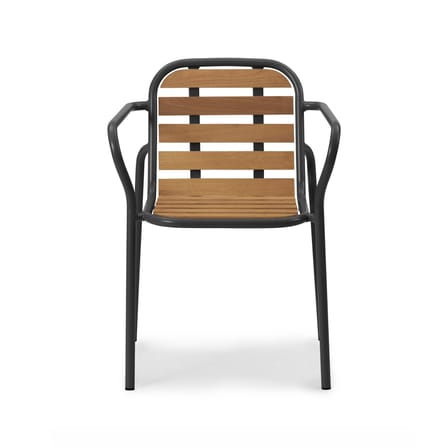 Fauteuil de repas empilable Vig Wood bois naturel - Normann Copenhagen