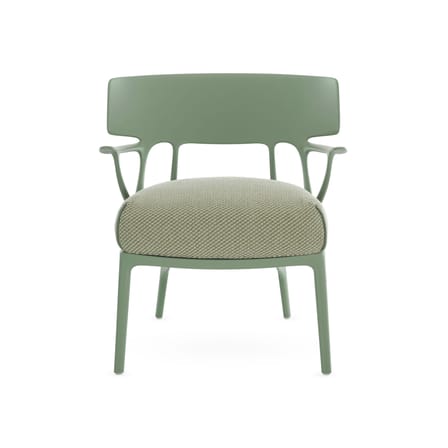 Fauteuil rembourré A.I. Lounge OUTDOOR tissu vert - Kartell