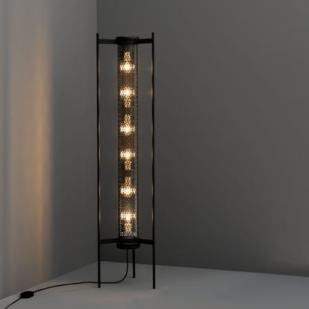 Lampadaire Monceau métal noir / H 154,5 cm - SAMMODE STUDIO