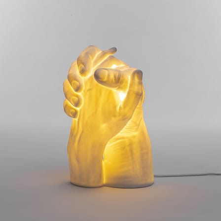 Lampe de table With Me céramique blanc / H 32 cm - Seletti