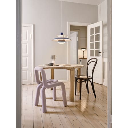 Suspension PH 5 blanc or métal / Ø 50 cm - Poul Henningsen, 1958 - Louis Poulsen