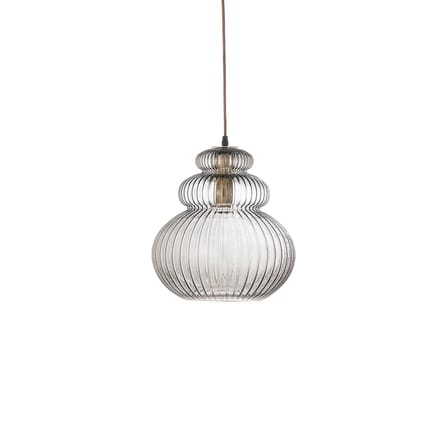 Suspension Sybia verre gris / Ø 31,5 x H 33 cm - Bloomingville
