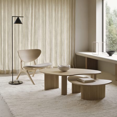 Table basse Boomerang bois naturel / 90 x 61 x H 29 cm - Chêne - Ethnicraft