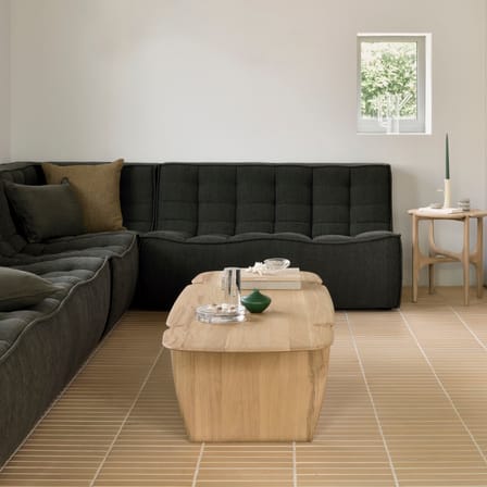 Table basse PI bois naturel / 155 x 58 x H 38 cm - Chêne massif - Ethnicraft
