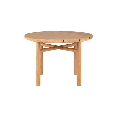 Table basse Quatro Outdoor bois naturel / Ø 68 x H 42 cm - Teck - Ethnicraft