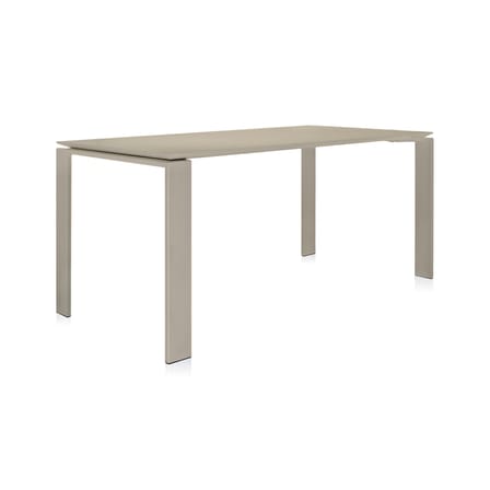 Table rectangulaire Four / 158 x 79 cm - Fenix soft touch - Kartell