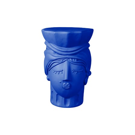 Tabouret Magna Graecia - Testa di Moro Woman céramique bleu - Seletti