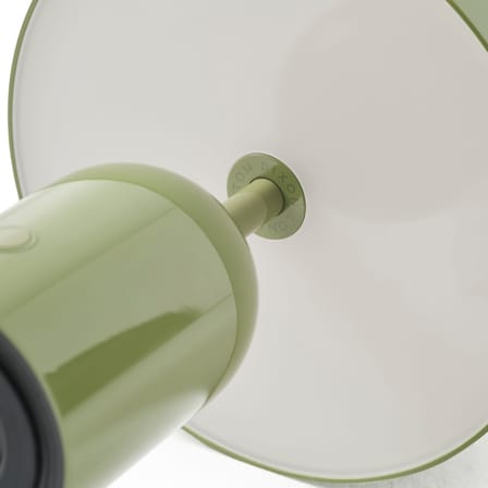 Bell LED Wireless rechargeable lamp plastic material green - Tom Dixon