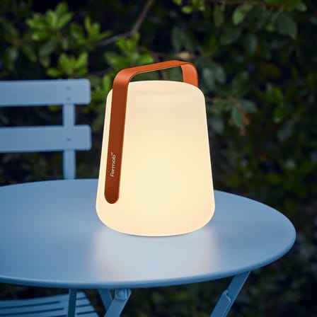 Balad 2 Wireless rechargeable outdoor lamp metal orange / H 25 cm - Fermob