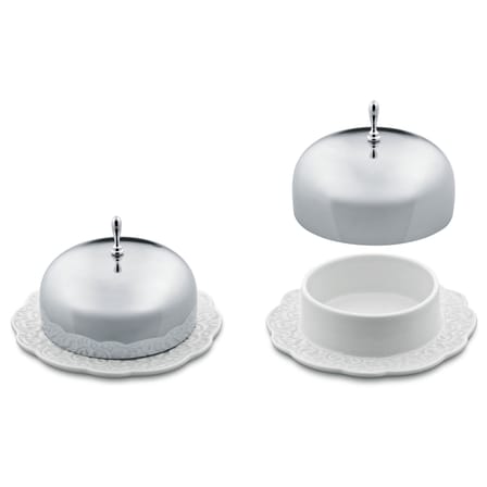 Beurrier Dressed céramique métal blanc - Alessi