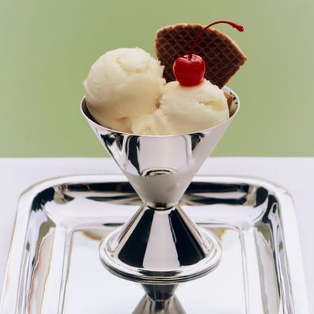 Coppa da gelato Essential metallo argento - Hay