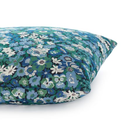 Coussin d'extérieur Liberty tissu vert / 45 x 45 cm - Kartell