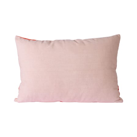 Cuscino Striped velvet tessuto rosso / 40 x 60 cm - HK LIVING