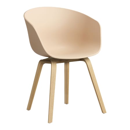 Fauteuil  About a chair AAC22 plastique rose / Recyclé - Hay