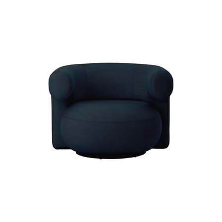 Fauteuil pivotant Burra tissu bleu - Normann Copenhagen