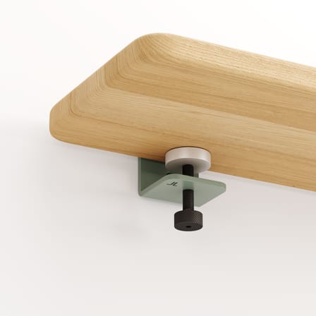 Fixation murale Bracket métal gris / Avec étau - Pour créer étagère - TIPTOE