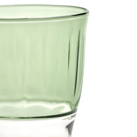 Yam 01 Glass glass green / Set of 4 - Serax
